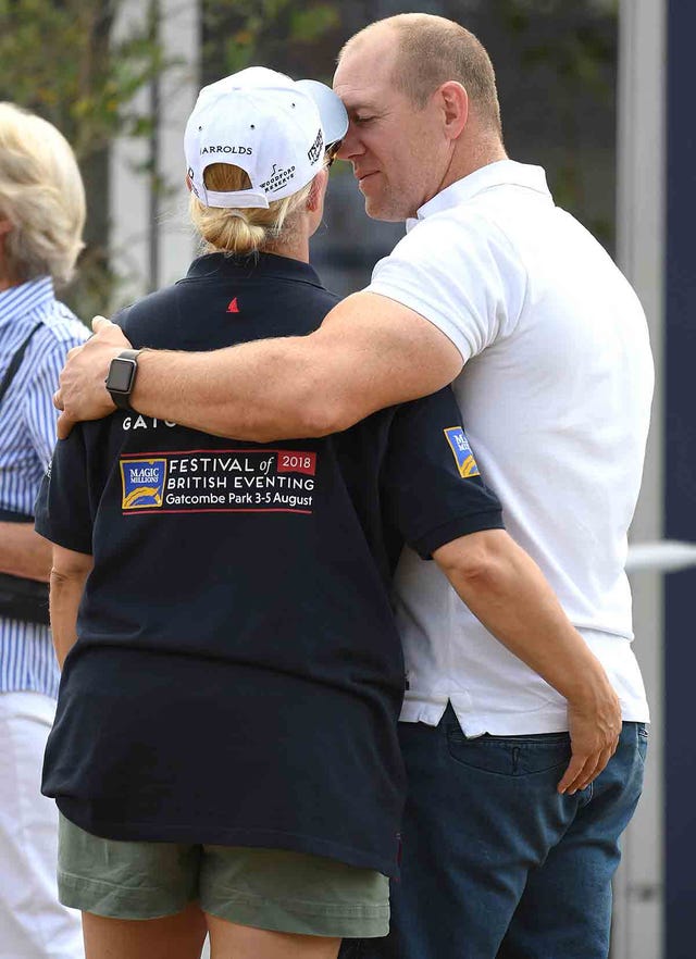 Zara Philips y Mike Tindall