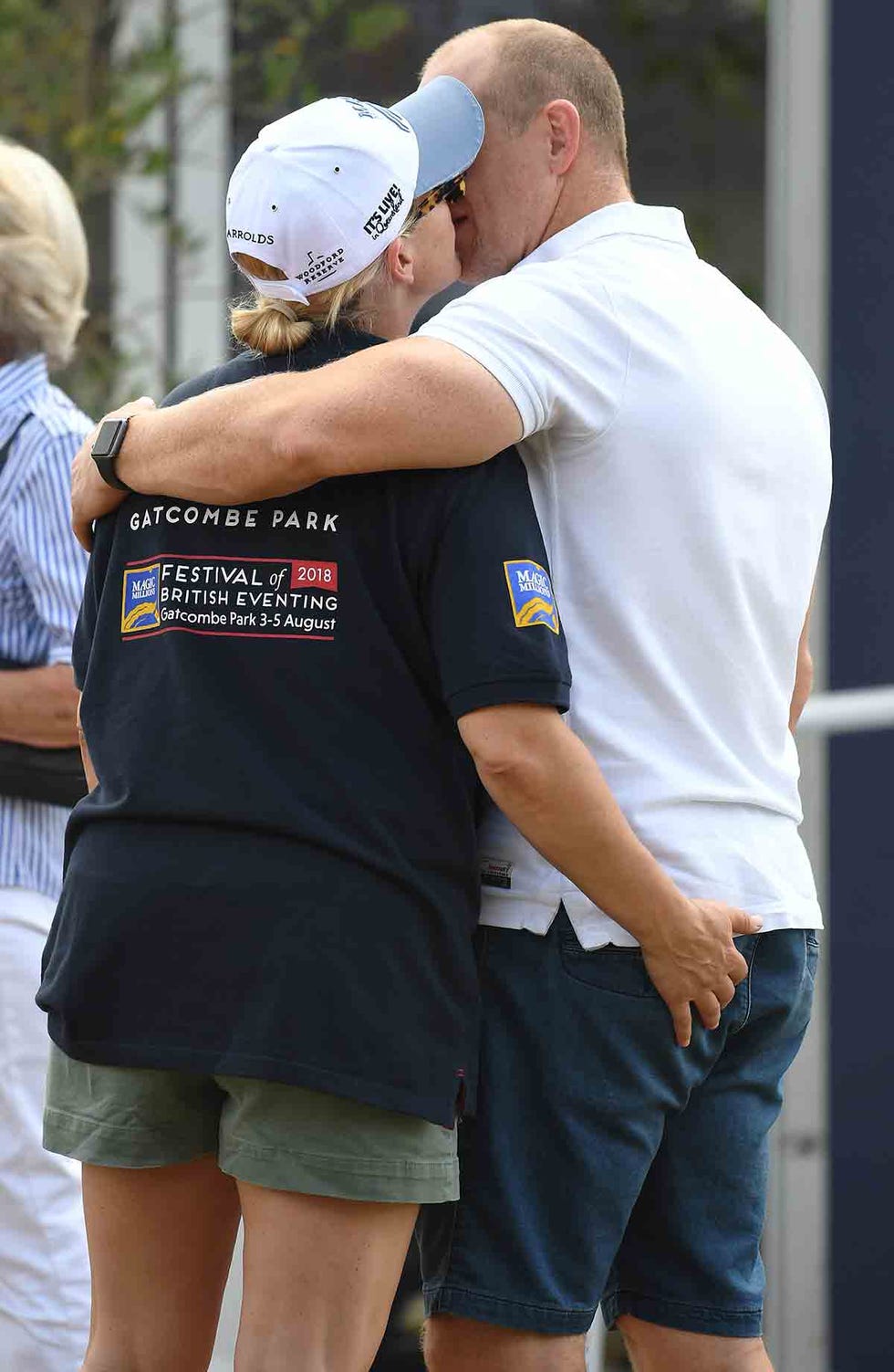 Zara Philips y Mike Tindall  besos