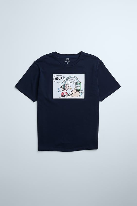 Extraer seco Amedrentador Zara lanza camisetas de hombre con Popeye