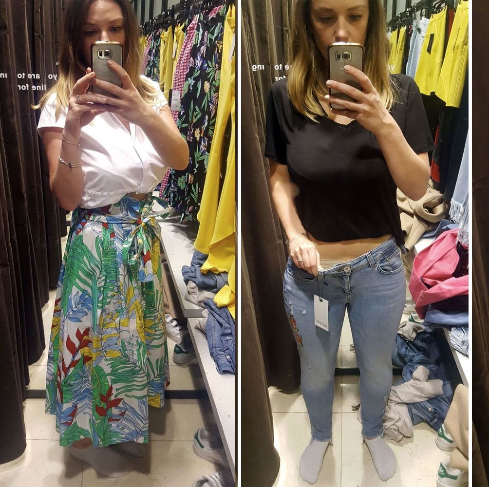 What is the best way to style a short floral dress with leggings or jeans?  - Quora