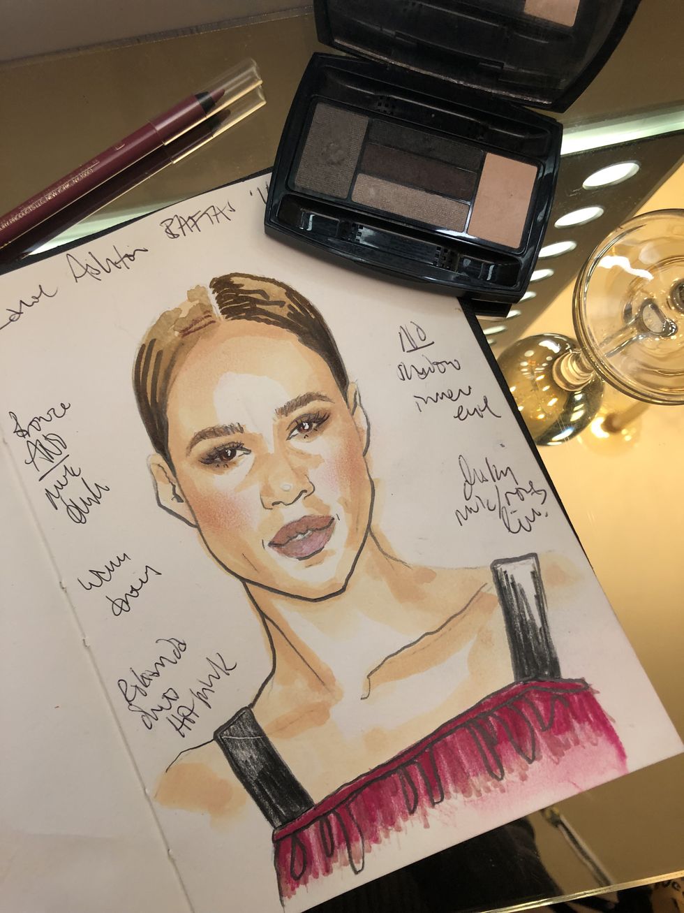 Zawe Ashton BAFTA 2019 Makeup