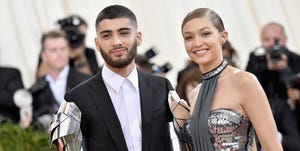 gigi hadid and zayn malik at the met gala