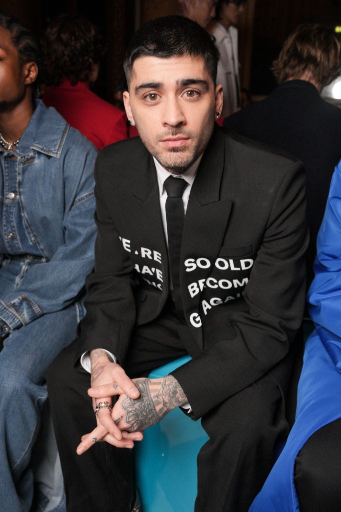 valentino men's fall 2024 front row