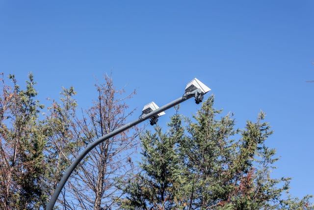 madrid, spain january 04: several low emission zone (lez) cameras monitor cars that have not passed the itv in plaza eliptica, on january 4, 2023, in madrid, spain. the judgment of the court of justice of the european union condemned spain last december 22, 2022, for not having taken the necessary measures to prevent the systematic and continuous non compliance with air pollution limits in madrid and the metropolitan area of barcelona between 2010 and 2018, a judgment that does not carry a fine because it is a first conviction on the case. ecologists in action calls on madrid and barcelona to drastically reduce traffic to reduce air pollution, to promote public transport and active mobility. (photo by ricardo rubio/europa press via getty images)