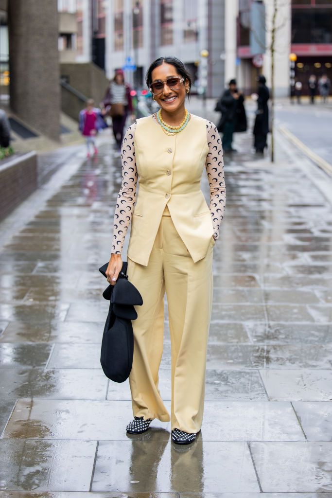 The Biggest Street Style Trend at London Fashion Week Was Color