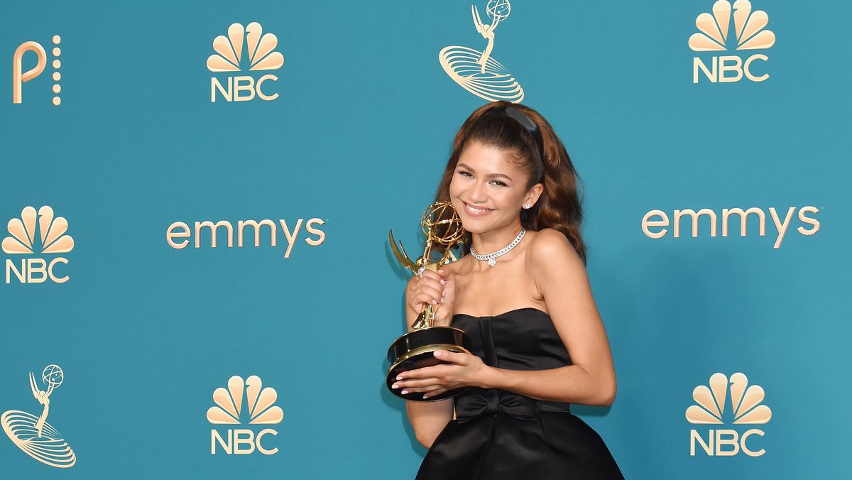 Euphoria star Zendaya makes history with Emmy Award win