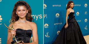Zendaya makes Emmys history in Valentino