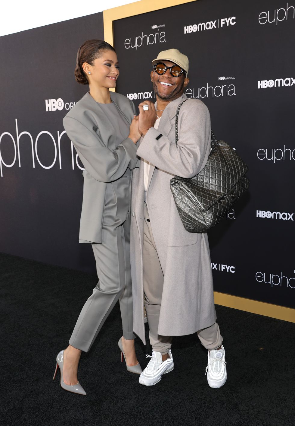 hbo max fyc event for euphoria red carpet
