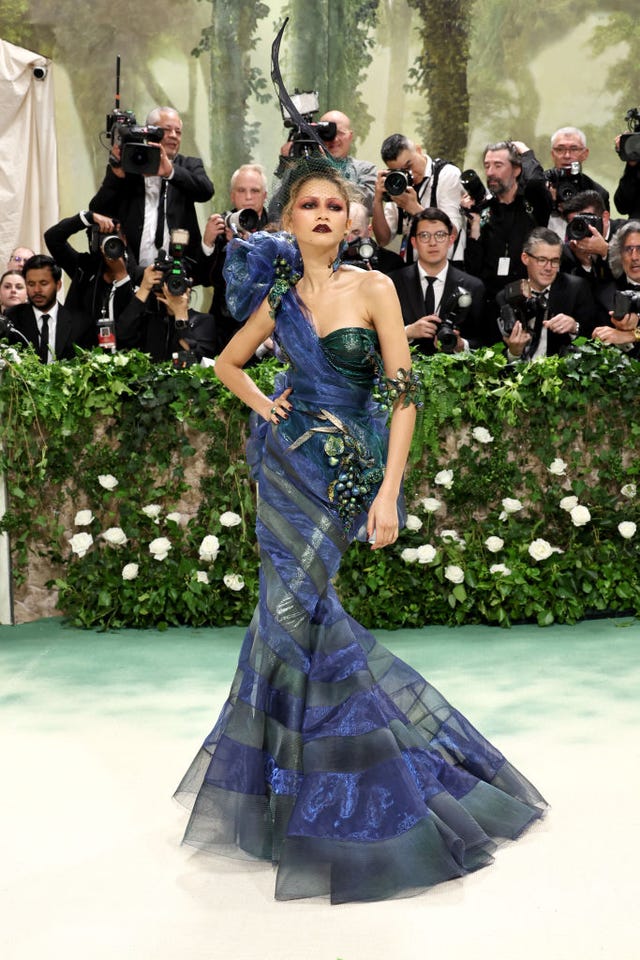 Zendaya's 2024 Met Gala peacock Margiela dress Is everything