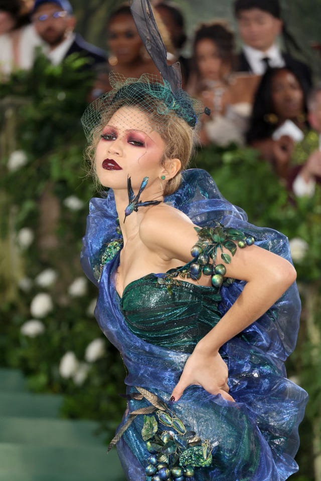 Zendaya Makes a Moody, Villainous Return to the 2024 Met Gala