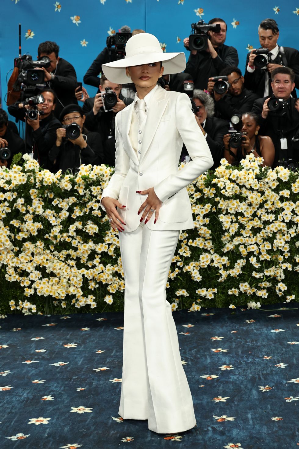 the 2025 met gala celebrating "superfine: tailoring black style" arrivals