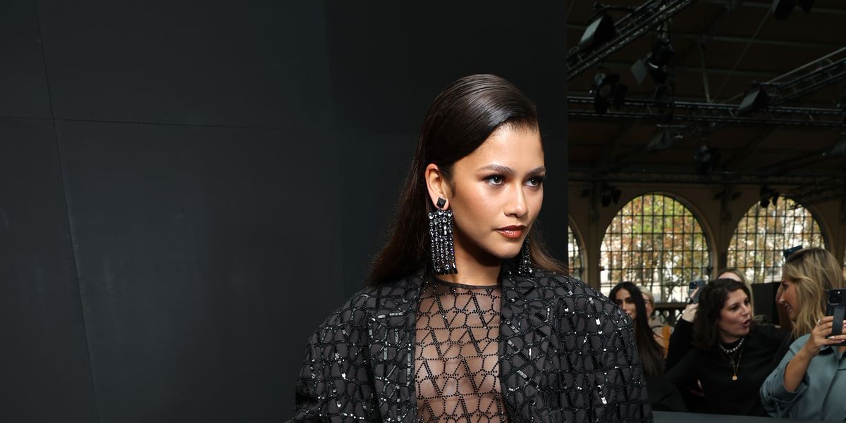 Zendaya Embraces Wild Side at Louis Vuitton's Paris Fashion Week Show – WWD