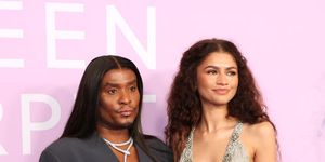 law roach and zendaya at the 2024 green carpet fashion awards held at 1 hotel west hollywood on march 6, 2024 in west hollywood, california photo by john salangsangvariety via getty images