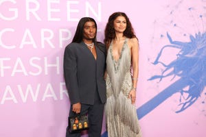 law roach and zendaya at the 2024 green carpet fashion awards held at 1 hotel west hollywood on march 6, 2024 in west hollywood, california photo by john salangsangvariety via getty images