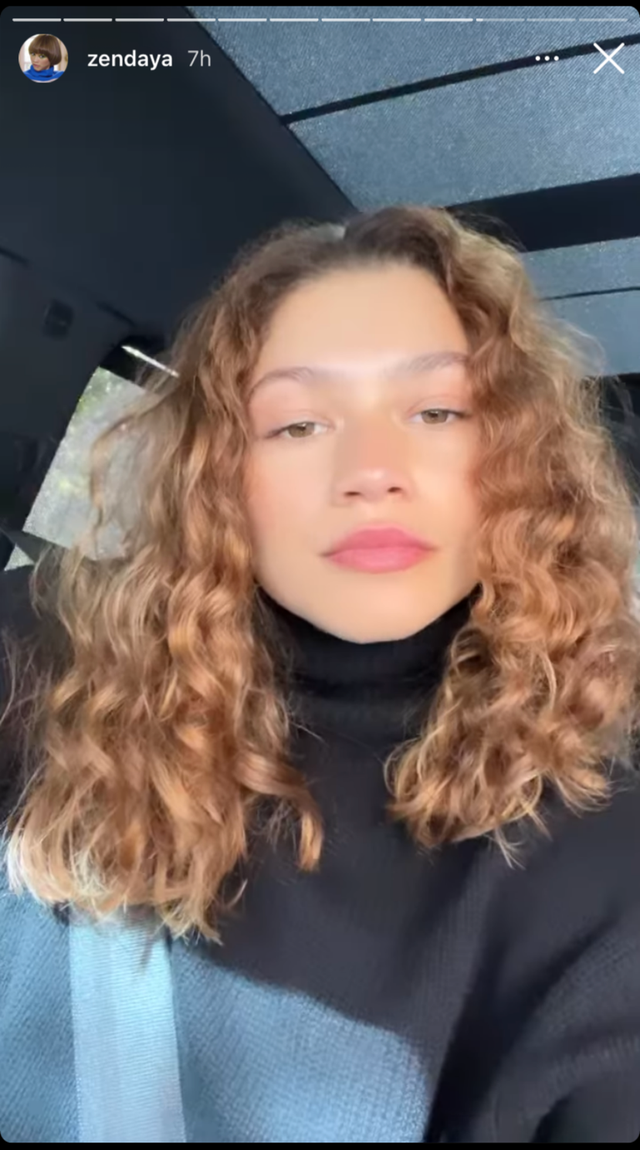 Zendaya just dyed her hair honey blonde, and she looks incredible