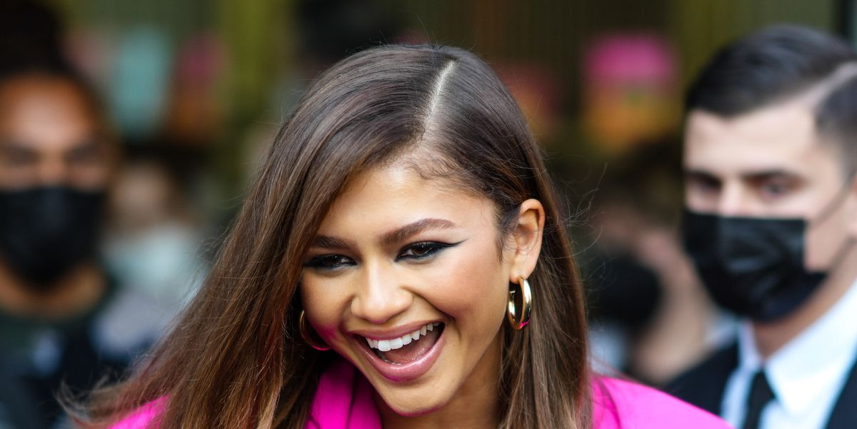 Zendaya Flaunts Legs In A High-Slit Midi Dress And Boots In NYC