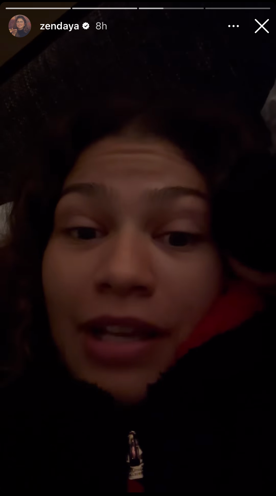 Zendaya goes makeup-free to talk about Coachella performance