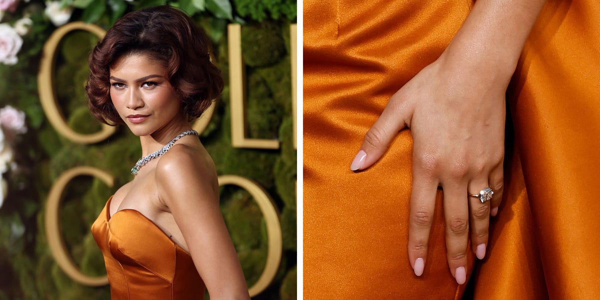 All We Know About Zendaya’s East-West Diamond Engagement Ring From Tom Holland