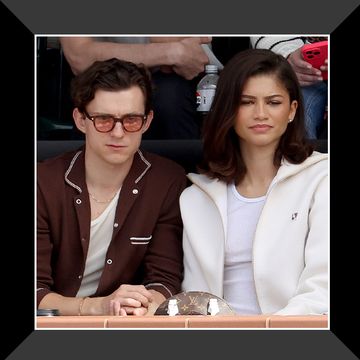 tom holland and zendaya watching tennis, on the roger centre court shoes