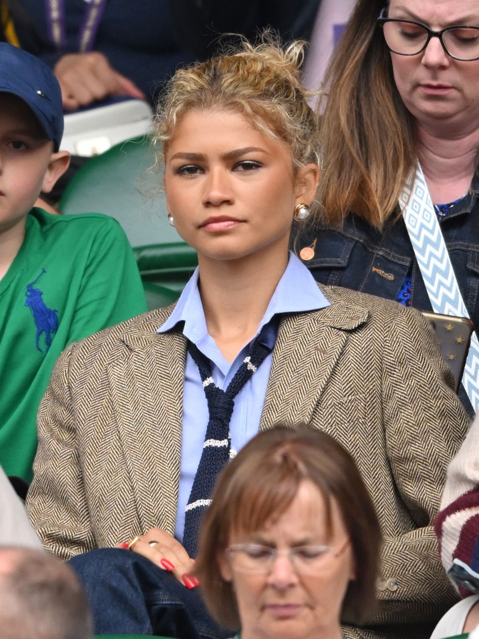 zendaya at wimbledon 2024 day 13