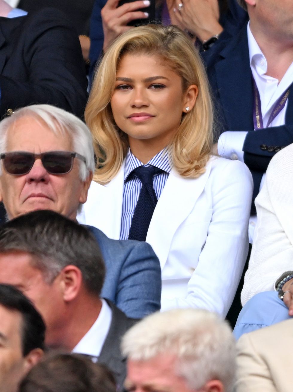 zendaya in ralph lauren at wimbledon