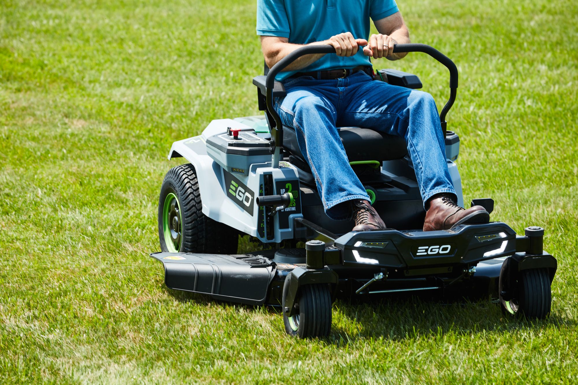 Park Your Self-Driving Electric Car Next to Your Self-Driving Electric Lawn  Mower