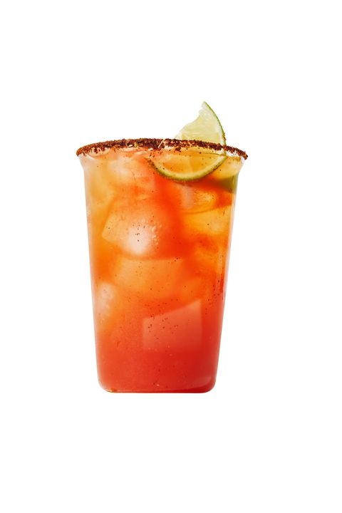 zesty michelada with lime wedges