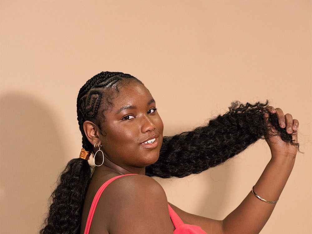 How to Create These Zig-Zag Braids with Curly Ends - Cosmo's The
