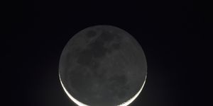 zimbabwe, new moon at night