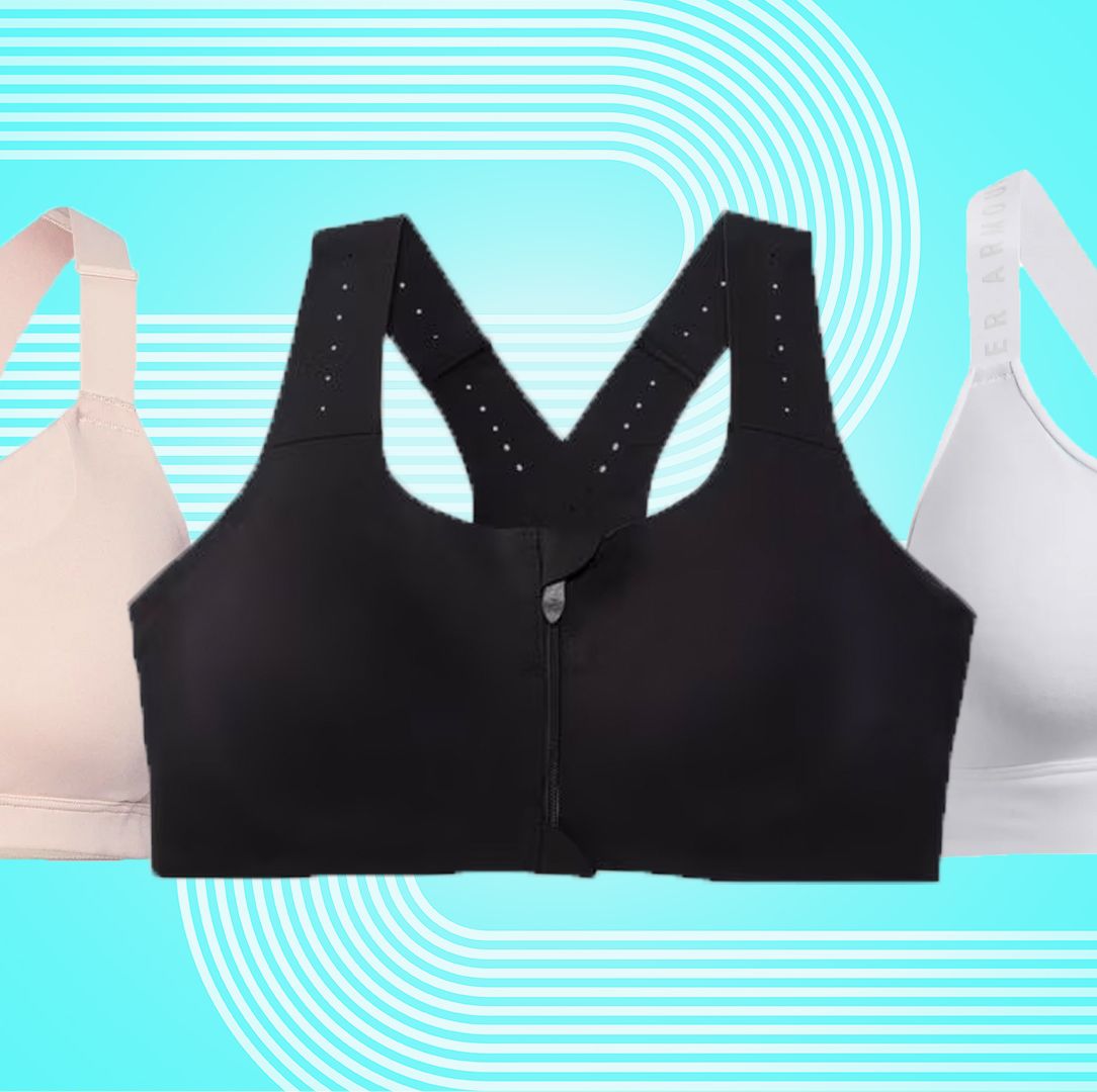 Intimates & Sleepwear, Sports Bra With Zippered Front Closet With Hook And  Eye Back Closer Brand New