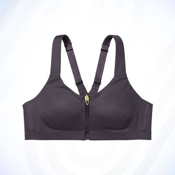 Outdoor Voices Zip Bra in Black size Small A/B Padded High Impact