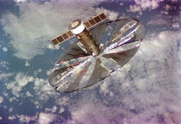znamya 2, de sovjetspiegel in de ruimte