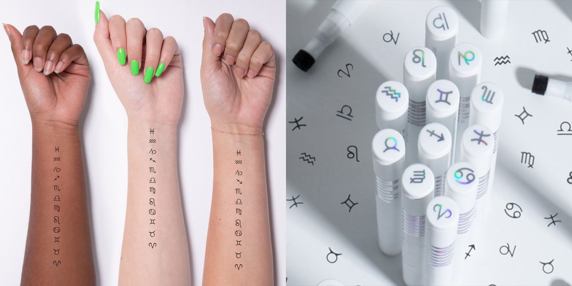 Milk Makeup's New Tattoo Stamp Matches Your Zodiac Sign-Makeup That Matches Your Horoscope
