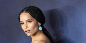 london, england   november 13  zoe kravitz attends the uk premiere of fantastic beasts the crimes of grindelwald at cineworld leicester square on november 13, 2018 in london, england  photo by mike marslandmike marslandwireimage