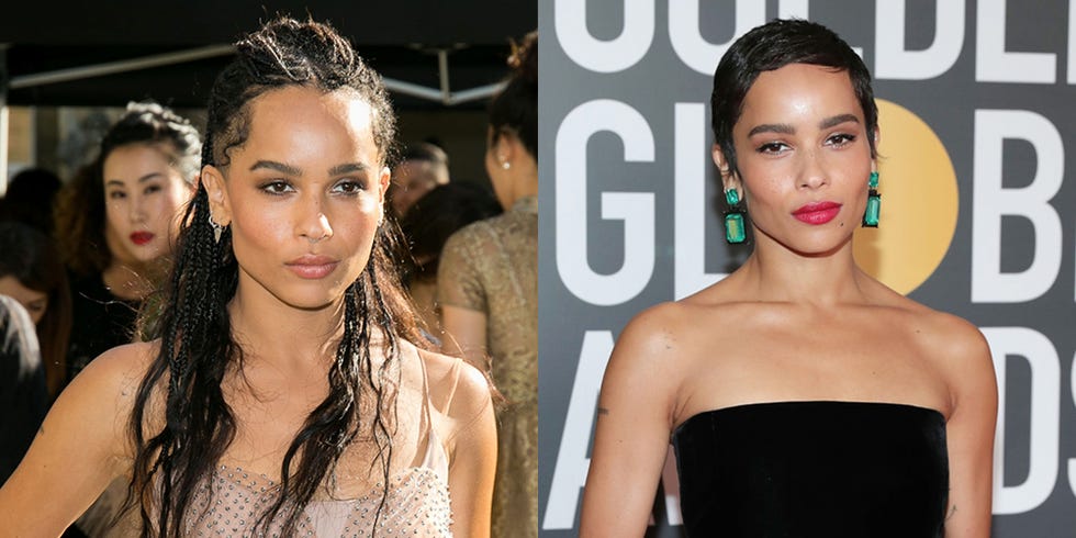 celebrity hair transformations