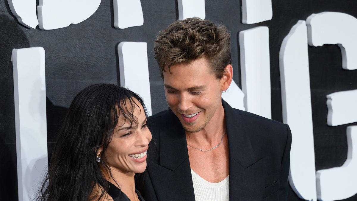 Zoe Kravitz und Austin Butler bei der Galavorführung von „Caught Stealing“ in Großbritannien