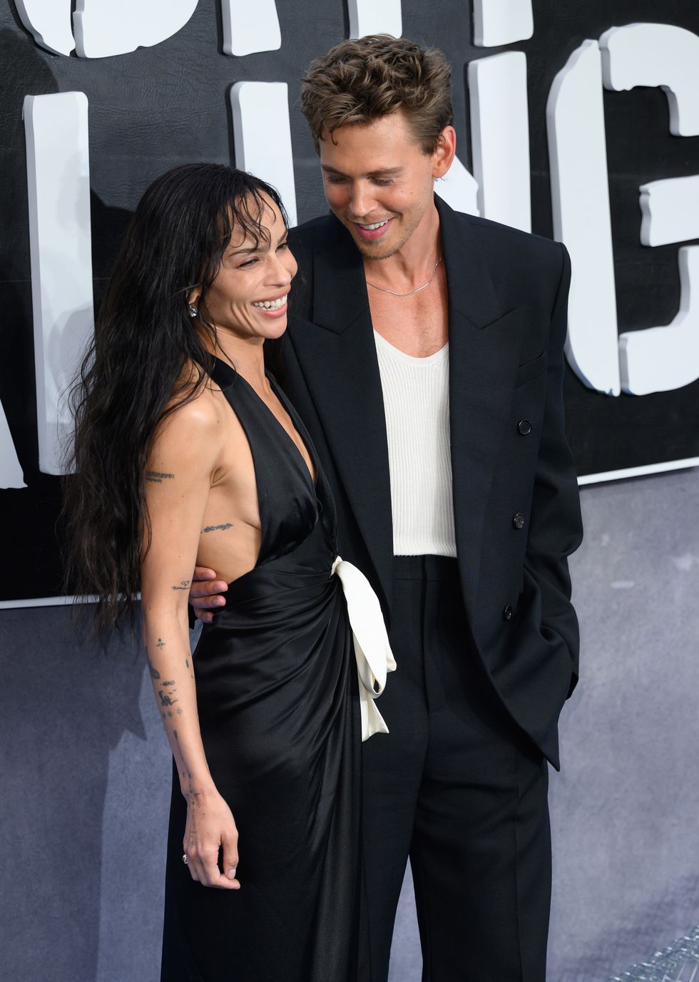 Zoe Kravitz und Austin Butler bei der Galavorführung von „Caught Stealing“ in Großbritannien