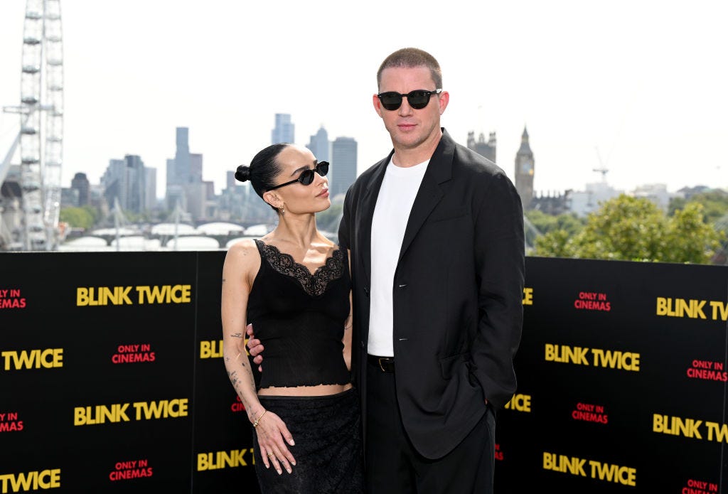 Channing Tatum Posted a Zoë Kravitz Announcement Just Hours Before Their Breakup Went Public