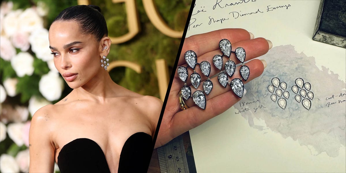 preview for Zoë Kravitz at the 2025 Golden Globes