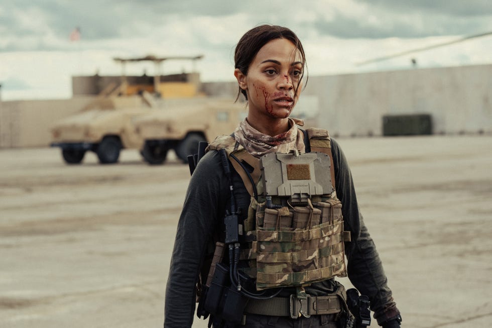 zoe saldana, lioness season 2
