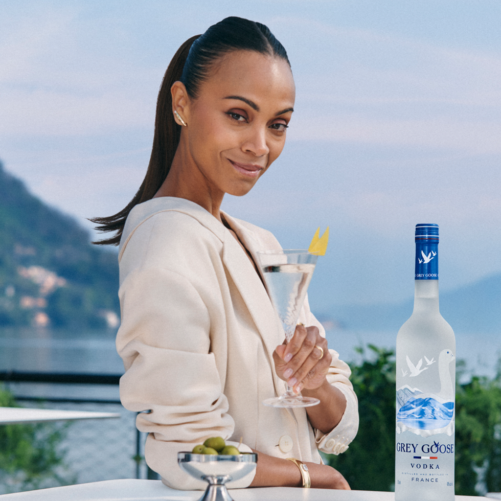 Zoe Saldana w nowej kampanii Grey Goose