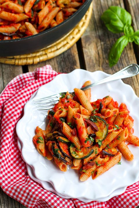 zucchini recipes puttanesca pasta