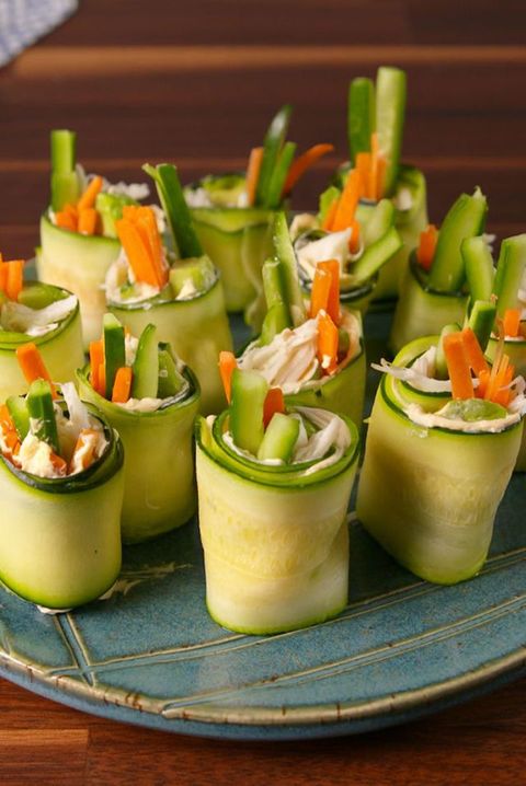 healthy zucchini recipes: zucchini sushi