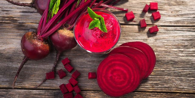 Alimentos energéticos zumo de remolacha
