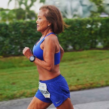 La maratoniana Jeannie Rice de 76 años la maratoniana jeannie rice de 76 años