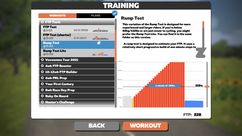 zwift ftp workout screen