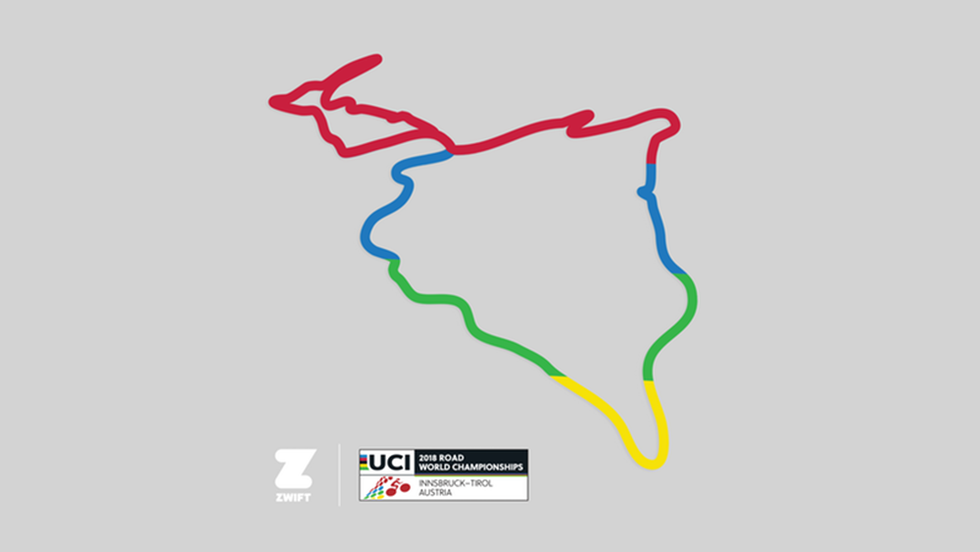 Zwift Road Worlds Course