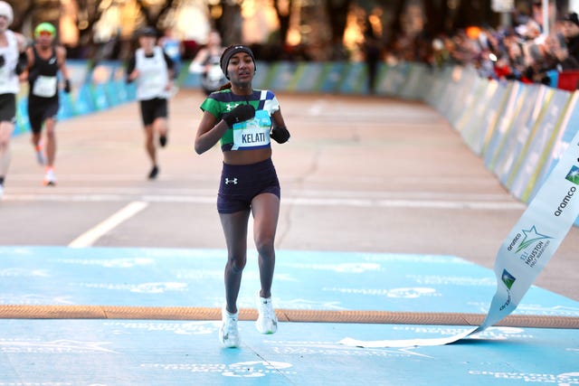 weini kelati, houston half marathon 2025