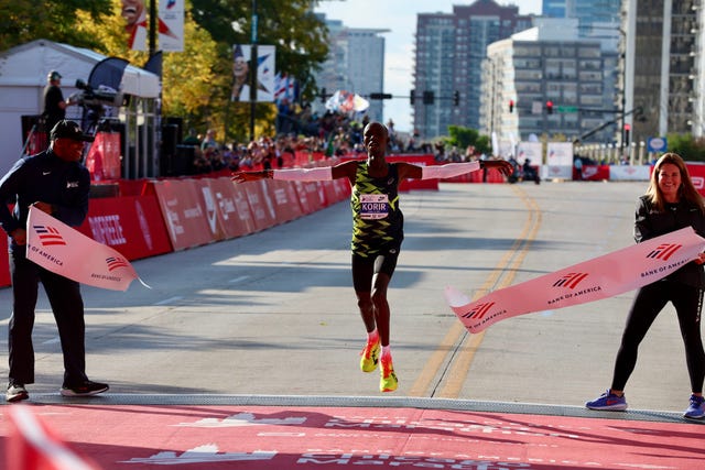 2024 Chicago Marathon John Korir wins the men’s race