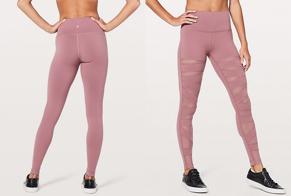 Clothing, Tights, Waist, Leggings, Pink, Sportswear, Leg, Active pants, Purple, Trousers, 